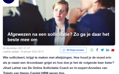 Afgewezen na een sollicitatie? Zo ga je daar het beste mee om [Nu.nl artikel]